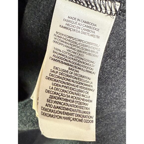 Ralph Lauren Polo Quarter Zip‎ Pullover Sweater Cotton Dark Gray Grey Mens XL - Picture 4 of 8